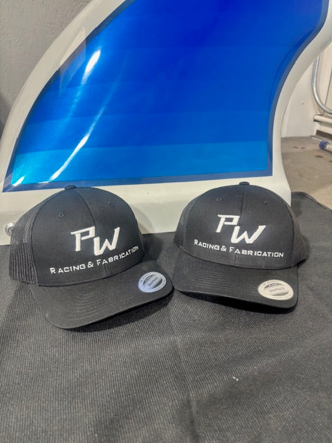 black curved pw hat