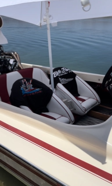 custom seat mounts with umbrella and cup holders